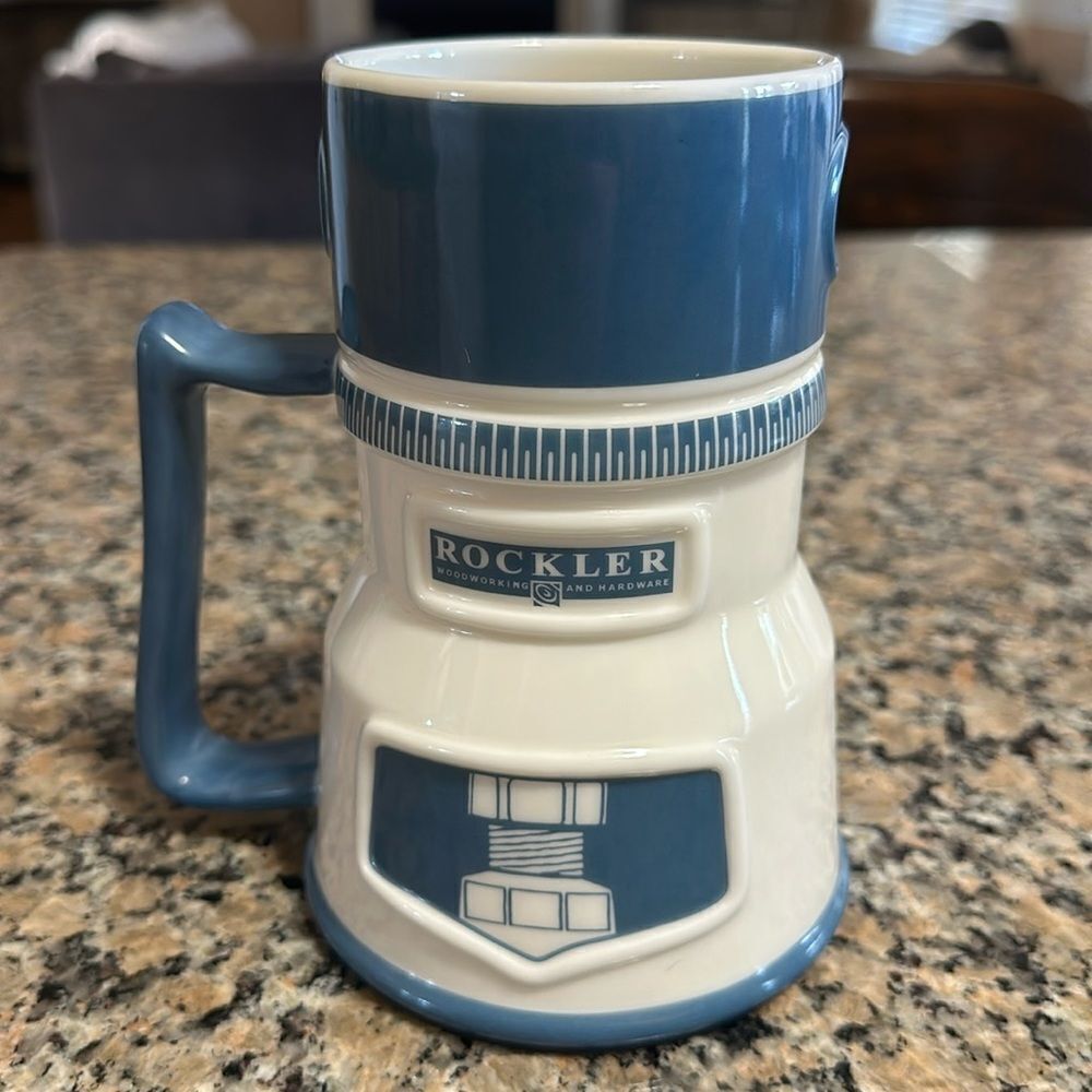 Vintage Rockler Woodworking And Hardware Coffee Mug Travel